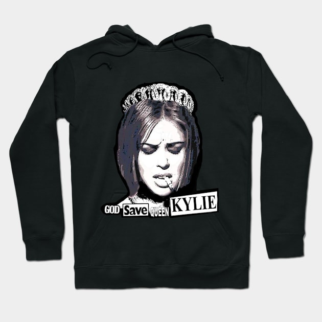 Kylie Minogue - God Save Queen Kylie Hoodie by FashionGoesPop